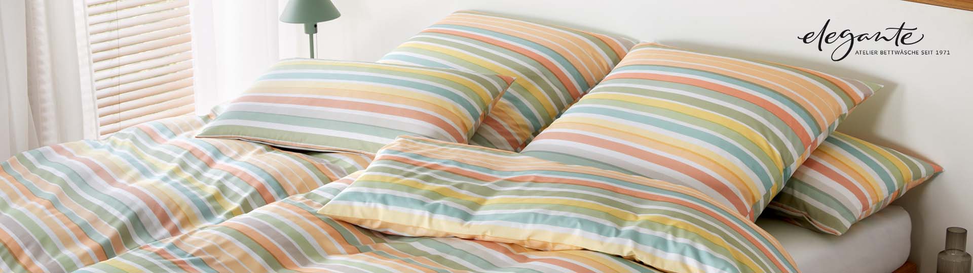 Elegante Bettwäsche: natürliche Materialien, handgeführte Atelierverarbeitung, beste Qualität